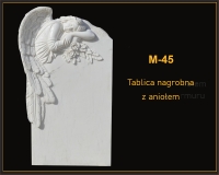 M-45 Tablica nagrobna z aniołem