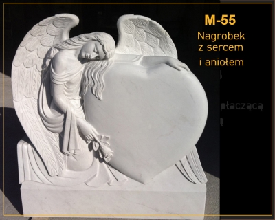 M-55 Nagrobek z sercem i aniołem